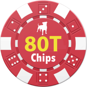 80T Zynga Poker Chips